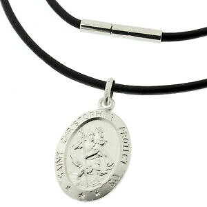 yzWG[EANZT[ U[ubNJX^lbNXVo[ZgNXgt@[cuir noir collier personnalise 925 argent saint christophe voyage sur cadeau