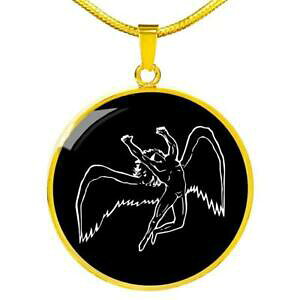 yzWG[EANZT[ cFbyt@CJXtH[GWFT[NX`[J[zeppelin eventail cadeau icarus tombes ange cercle collier acier inoxydable ou