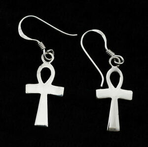 yzWG[EANZT[ COI[hANGWvgCtNXVo[boucles d oreilles croix de vie ankhegypte ancienne en argent 925 w4210100