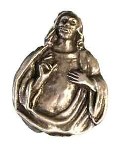 yzWG[EANZT[ CGXu[`ujesus broche fait main de etain anglais br1293