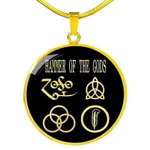 yzWG[EANZT[ n}[cFbyJ[X`[S[hmarteau de le dieux collier zeppelin eventail cadeau acier inoxydable ou 18k or