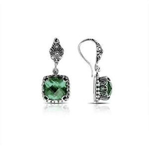 yzWG[EANZT[ Vo[X^[OCOO[AWXgargent sterling boucles oreilles avec vert amethyste ae6111gam