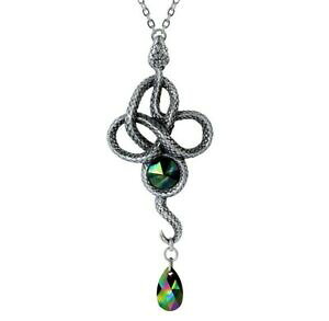 yzWG[EANZT[ EBbJeVAXl[NJ[ubNmbgSVbNwiccan tercia serpent collier serpent n?ud noir cristaux alchemy gothic p874