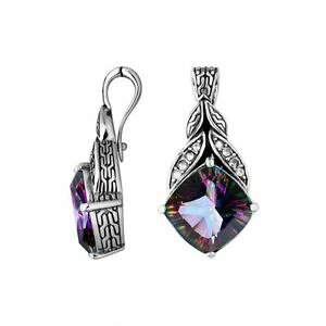 yzWG[EANZT[ Vo[y_gpendentif argent massif avec mystic quartz ap6233mt