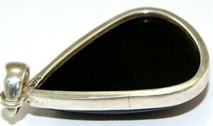 yzWG[EANZT[ X^[OVo[|IjNXWG[y_gsterling argent poli onyx bijoux pendentif pend452