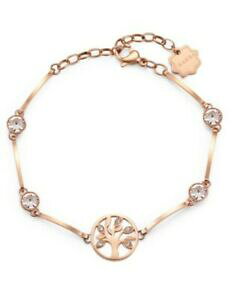 �y���������z�W���G���[�E�A�N�Z�T���[ �u���b�`�����u���X�E�F�C�`���N���A�b�`���C�I�A���x�����B�[�^���[�Y�S�[���hbracciale brosway chakra acciaio 316l bhkb038 albero vita rose gold