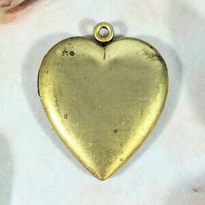 �y���������z�W���G���[�E�A�N�Z�T���[ ���B���e�[�W�~�f�B�A���T�C�Y���b�L�S�[���h�n�[�g�C���[�W���_���I���y���_���g�O�b�h2 vintage taille moyenne plaque or forme coeur image medaillon pendentif bon