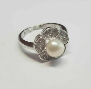 yzWG[EANZT[ AlbtBI[RyAWFganello fiore con perla argento 925