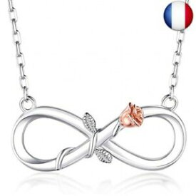 【送料無料】ジュエリー・アクセサリー シルバーレディースネックレスローズファンタジーblinggem collier pour femme argent 9251000 infini rose fantaisie fait a la