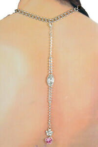 �y���������z�W���G���[�E�A�N�Z�T���[ �����O�V���o�[���^���t�@�b�V�����l�b�N���X�u�����b�N�t�����[���[�Y�u�����O�t�b�N�I��femmes long argent metal mode collier breloque fleur rose bling hook sur pe