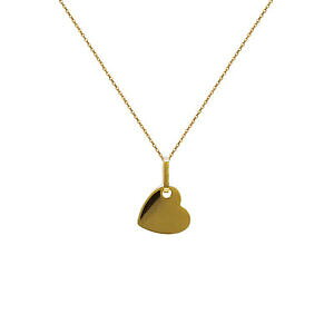 �y���������z�W���G���[�E�A�N�Z�T���[ �v���[�N�k�t�R���A�[�����O���[��collier petit coeur amour en plaque or neuf longueur au choix 45cm ou 50cm