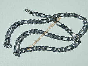 �y���������z�W���G���[�E�A�N�Z�T���[ �`�F�C���R���A�[�}�C���t�B�K���X�`�[��chaine collier 50 cm maille figaro 13 argente acier inoxydable chirurgical 7 mm