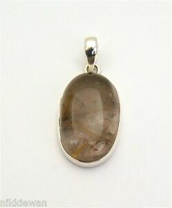 yzWG[EANZT[ Vo[X^[ObhuE`NH[cWG[y_gargent sterling rouge marron rutile quartz bijoux pendentif 3182
