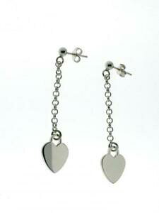 yzWG[EANZT[ IbL[jxAWFgRyfeBANI[orecchini vero argento 925 con pendenti a cuore