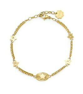 �y���������z�W���G���[�E�A�N�Z�T���[ �u���b�`�����u���X�E�F�C�`���N���A�b�`���C�I�X�e���S�[���hbracciale brosway chakra acciaio 316l bhkb026 stelle gold