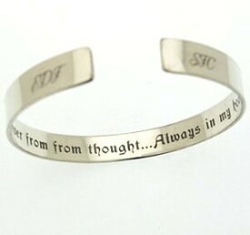 【送料無料】ジュエリー・アクセサリー ブレスレットパーソナライズスターリングシルバーカフメモリジュエリーalways in my heart bracelet personalized sterling silver cuff memory jewelry