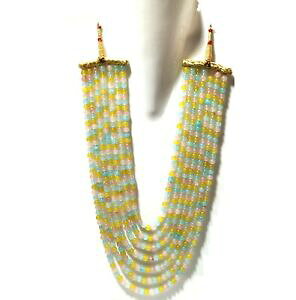 yzWG[EANZT[ }`K}CgNH[cEhX[Xp[381533cm collier multi morganite quartz rond lisse 665mm gemme perles