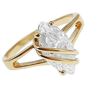 �y���������z�W���G���[�E�A�N�Z�T���[ �o�Q�C���v���[�N�S�[���h�I�L�V�h�W���R�j�E���T�C�Ybague en plaque or 750000 et oxyde zirconium taille 62 disponible femme