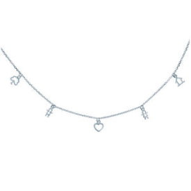 【送料無料】ジュエリー・アクセサリー リリーシルバーシルバーハピネスネックレスles tresors de lily [k4159] collier argent bonheur argente 10x8 mm