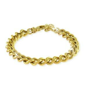 yzWG[EANZT[ u]vbJ[gIWbEmAGub`JeiOb^unoaerre bracciale catena grumetta in bronzo placcato oro giallo