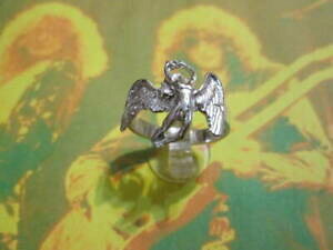 yzWG[EANZT[ bhcFbyAWFSAWFgvhbgAeBW[mAlled zeppelin angelo logo anello in argento 925 prodotto artigiano