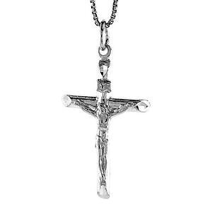 yzWG[EANZT[ Vo[X^[O`[uNXy_gubNC^A{bNX`F[argent sterling tube croix crucifix pendentif breloque,18 italien box chaine