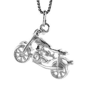 �y���������z�W���G���[�E�A�N�Z�T���[ �V���o�[�X�^�[�����O���g�y���_���g�u�����b�N�C���`�C�^���A���`�F�[���{�b�N�Xargent sterling moto 3d pendentif breloque, 18 italien boite chaine