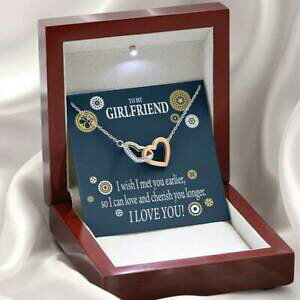 yzWG[EANZT[ RpCJ[hlbNX}zKj[pour mon copine you are cherished souvenir carte inseparable collier w acajou