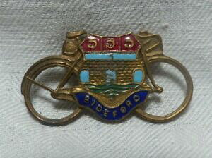 yzWG[EANZT[ rftH[hoCNNXgu[`broche ecusson avec un velo ancienne de la ville de bideford