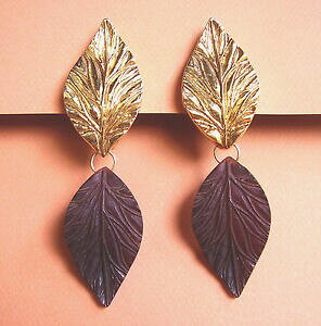 yzWG[EANZT[ Sbht\CONbvWh[uE1740 francois de dieu boucles doreille clips resine doree et brun