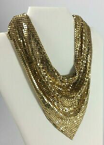 yzWG[EANZT[ XJ[tgCAOXpR[h[AV[gOcollier ras du cou foulard triangle sequins dore court 127 grammes h858