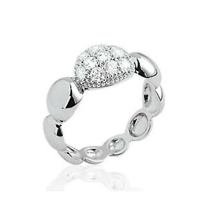 yzWG[EANZT[ AWFgWGoQWRjEILVfXTCYbague en argent 925 rhodie et oxydes de zirconium neuve taille 52 disponible