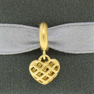 �y���������z�W���G���[�E�A�N�Z�T���[ �G���h���X�z���f�[�n�[�g�h���b�v�V���o�[�X�^�[�����O�S�[���h���b�Lneuf sans fin vacances c?ur goutte 18k argent sterling plaque or breloque 53441