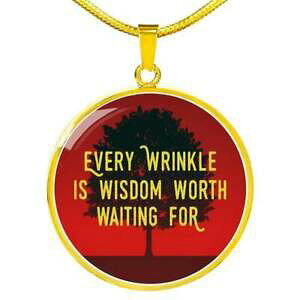 �y���������z�W���G���[�E�A�N�Z�T���[ �T�[�N���X�e�B�[�J���[every wrinkle is sagesse worth attente pour cercle collier inoxydable stee