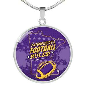 �y���������z�W���G���[�E�A�N�Z�T���[ �~�l�\�^�t�b�g�{�[���t�@���h�T�[�N���X�`�[���J���[�S�[���hminnesota football eventail cercle collier acier inoxydable ou 18k or 1822