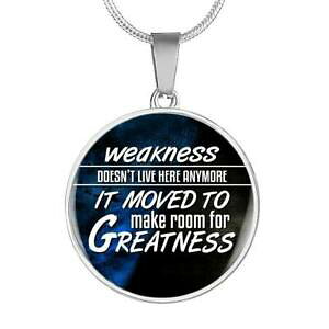 �y���������z�W���G���[�E�A�N�Z�T���[ �X�`�[���J���[weakness doesnt vie here anymorecirclependant collier acier inoxydable ou 18k