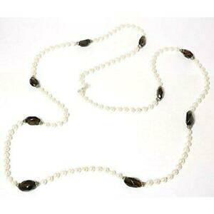 yzWG[EANZT[ gbNNH[cX[Np[zCgzCgp[toc quartz fume perles amp; blanc blanchi spherique de culture perle 965cm