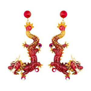 yzWG[EANZT[ og[EB\bhIWGihSCOy_giCbutler et wilson rouge orange email dragon boucles doreilles pendantes neuf