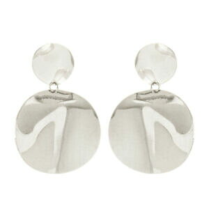 【送料無料】ジュエリー・アクセサリー オレッキーニアペルノコンデュディケッティソッティアルジェントアートソディニorecchini a perno con due dischetti sottili argento art 780338a sodini