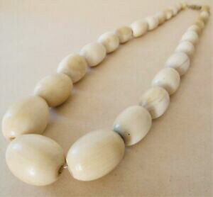 �y���������z�W���G���[�E�A�N�Z�T���[ �A�[�g�l�b�N���X�I���[�u�f�Rgrand collier depoque art deco a 27 perles en chute de forme olive