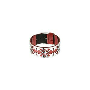 �y���������z�W���G���[�E�A�N�Z�T���[ ���b�h���U�[�X�`�[���u���X���b�gbracelet femme cuir rouge et acier