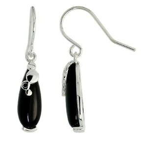 yzWG[EANZT[ Vo[X^[OCOy_geBAIjNXubNargent sterling boucles doreilles pendantes w larme onyx noir