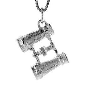 【送料無料】ジュエリー・アクセサリー シルバースターリングツインズペンダントブレロックインチイタリアンチェーンボックスargent sterling jumelles 3d pendentif breloque, 18 italien boite chaine