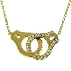 �y���������z�W���G���[�E�A�N�Z�T���[ ���b�L�W���R�j�E���I�L�V�f�Xcollier menottes plaque or et oxydes zirconium longueur 40 cm 5 cm femme