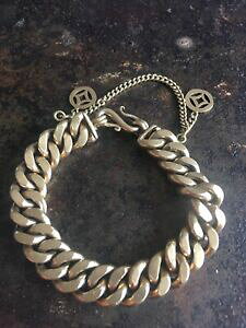 yzWG[EANZT[ O[gNGC^[O[XCS[hv[gmagnifique gourmette createur grosse maille en plaque or longueur 16,5 cm