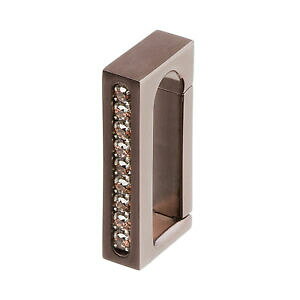 yzWG[EANZT[ GXgfUCAQFVXWRuExbVI[huYernstes design anhangerverschluss anv12br zircon braun besch bronze vieux