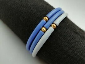 【送料無料】ジュエリー・アクセサリー ミシェルルブランエナメルブレスレットmichel lebrun 3 bracelets emailles