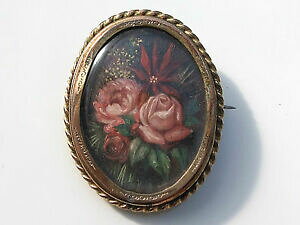 �y���������z�W���G���[�E�A�N�Z�T���[ �u���[�`�t�H�g�z���_�[�C���v���[�Nbelle broche ancienne xixeme portephoto , souvre derriere en plaque or