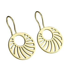 �y���������z�W���G���[�E�A�N�Z�T���[ �G�����X�g�f�U�C���C�������O�X�`�[���S�[���h���b�L�y���_���gernstes design boucles doreilles e356 acier inoxydable plaque or pendentif