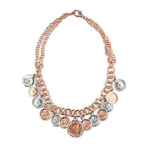 yzWG[EANZT[ R[iRA[hi[rAWbeBleu]I[Ucollana collier donna laura biagiotti monete lbjm05 bronzo oro rosa silver